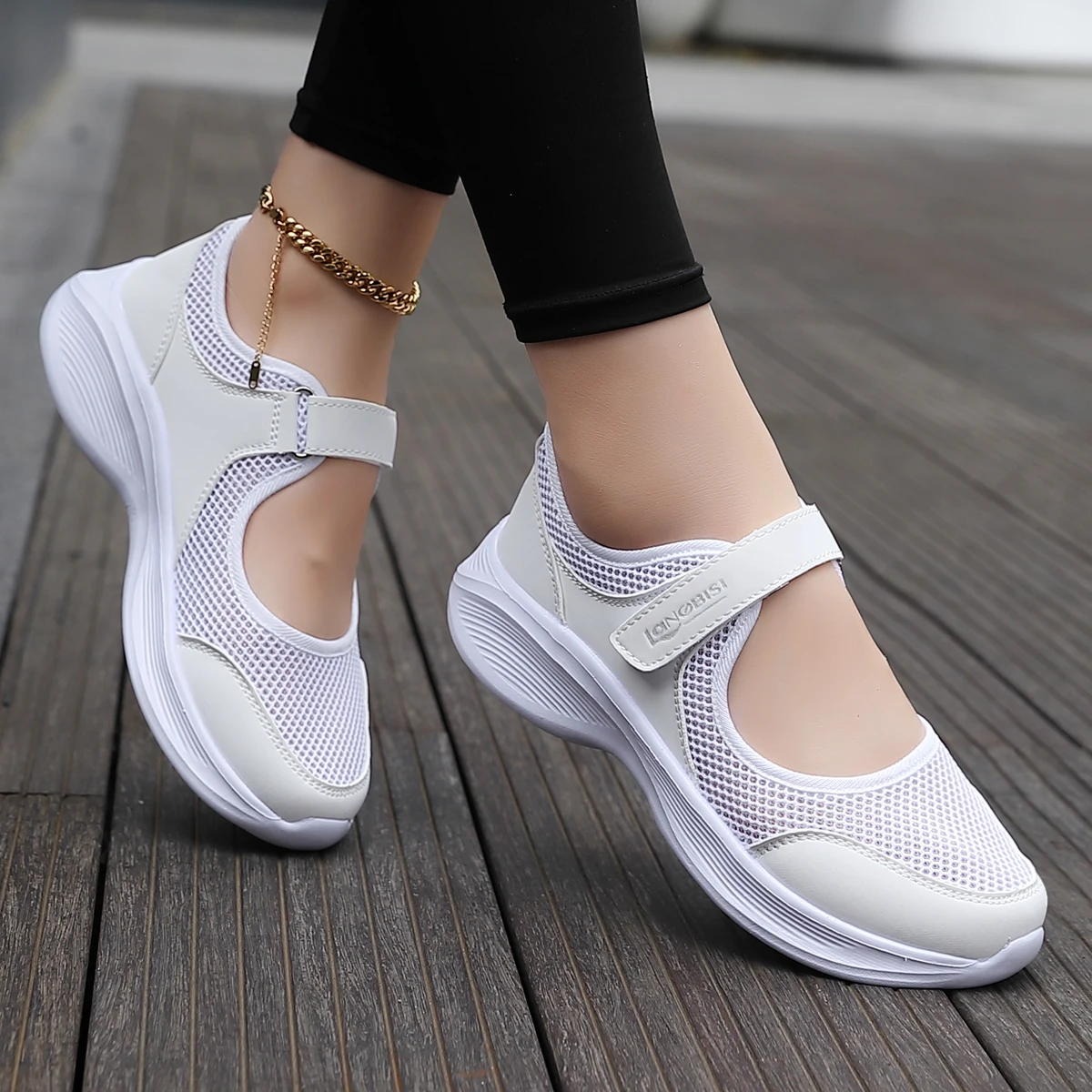 여성용 퓨어 블랙 간호사화, 캐주얼 슈즈, 통기성 운동 - Women'S Shoes Nursing 리뷰 및 가격