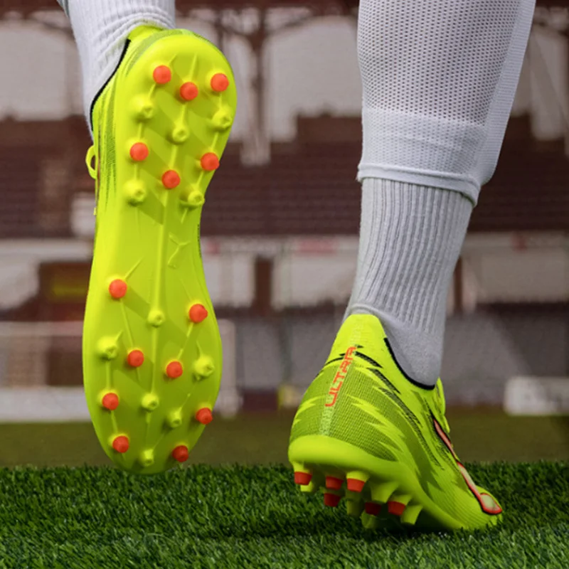 

Puma Mid Top Durable Anti Slip MG Studs Breathable Soccer Football Shoes 108972-01