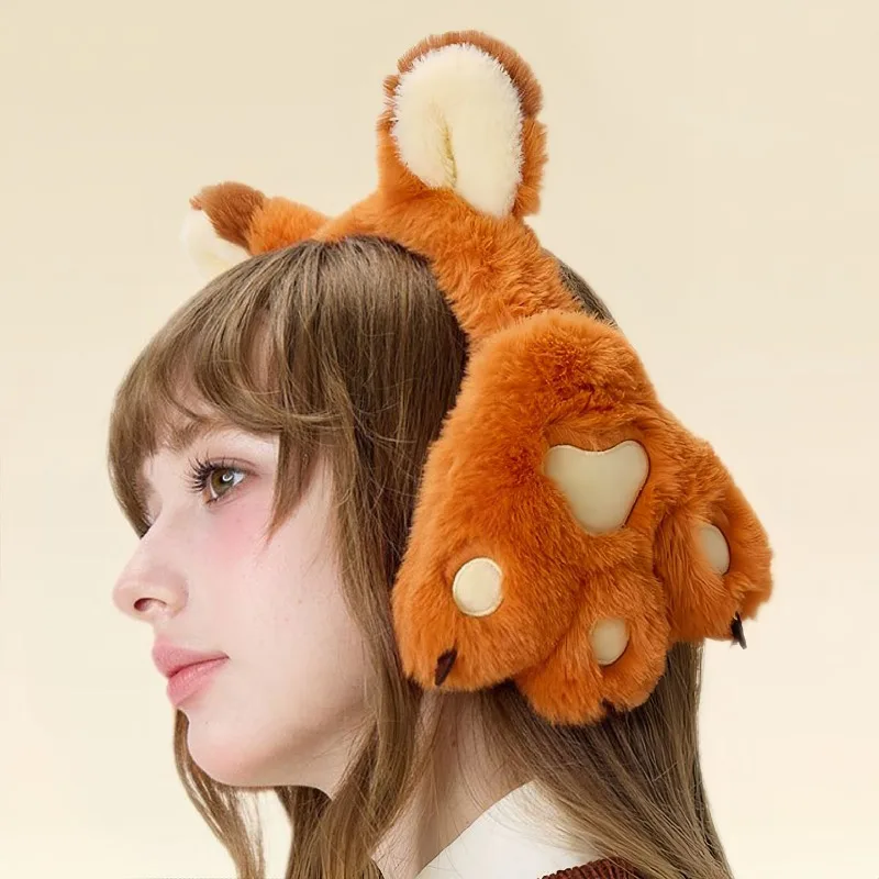 

Наушники Disney Zootopia Judy Nick, детские наушники для девочек и мальчиков, защита от холода взимку, плюшевые, сохраняющие тепло, хорошие виды, мультфильм