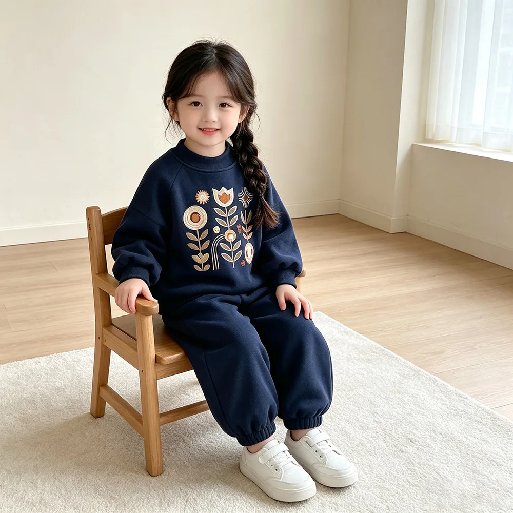 Neue Frühlings- und Herbstmode für Babys und Mädchen, Kinderkleidung, Niedliche Freizeitkleidung, T-Shirt und Hose, 2-teiliges Set, Kleinkind-Sportkostüm, Kinder-Trainingsanzüge – Detail 23