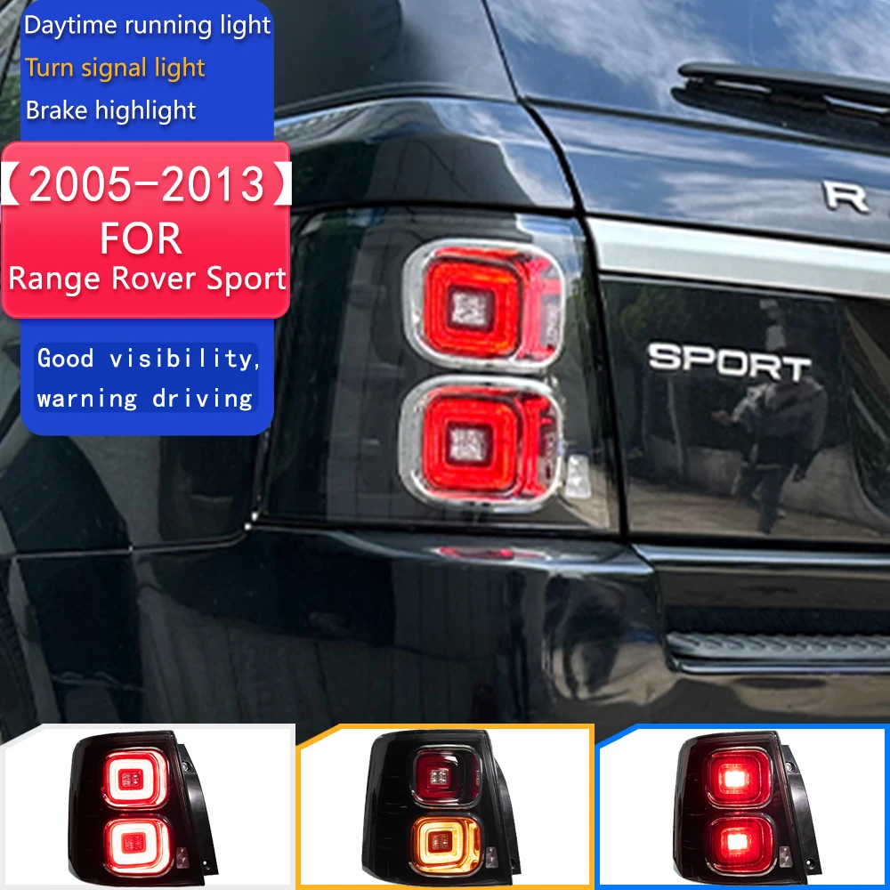 

Стайлинг автомобиля задний фонарь для Range Rover Sport задние фонари 2005-2013 Range Rover светодиодный задний фонарь светодиодный DRL сигнал автоаксессуары