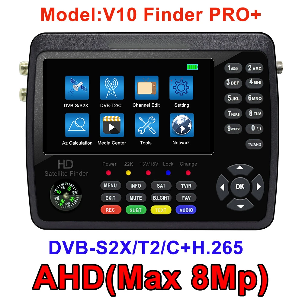 Buscador de satélite CCTV COMBOS V10