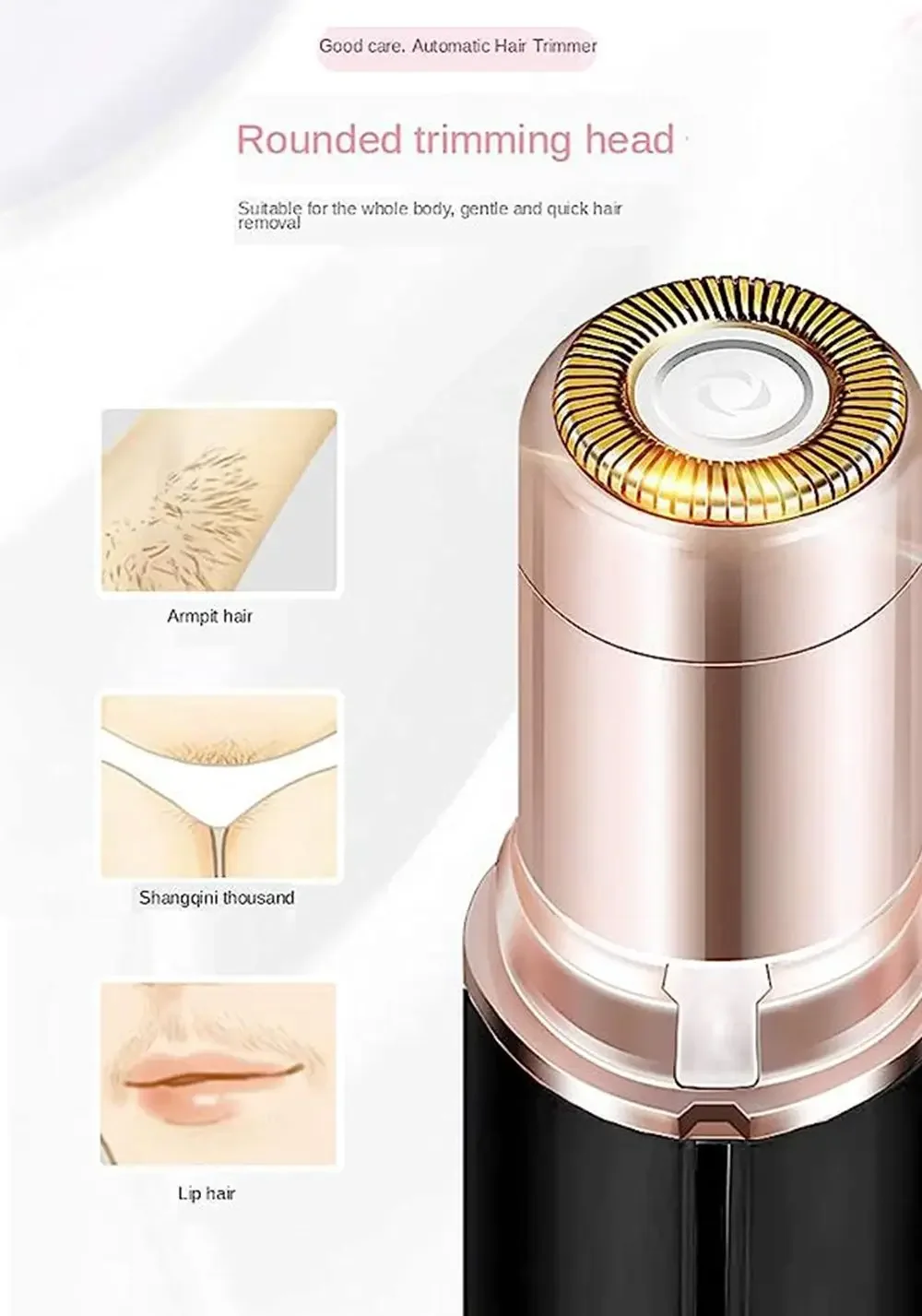 Portable Epilator Face Hair Removal Painless Facial Shaver Electric Trimmer Hair Remover Bikini Depilator Shaving Machine