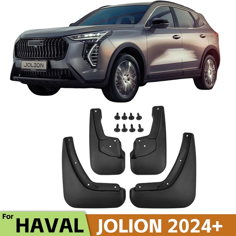 MudFlaps For HAVAL JOLION 2025 2024 Mudguards Mud Flaps Splash Guards Front Rear Wheels Fender Car Accessories 4Pcs