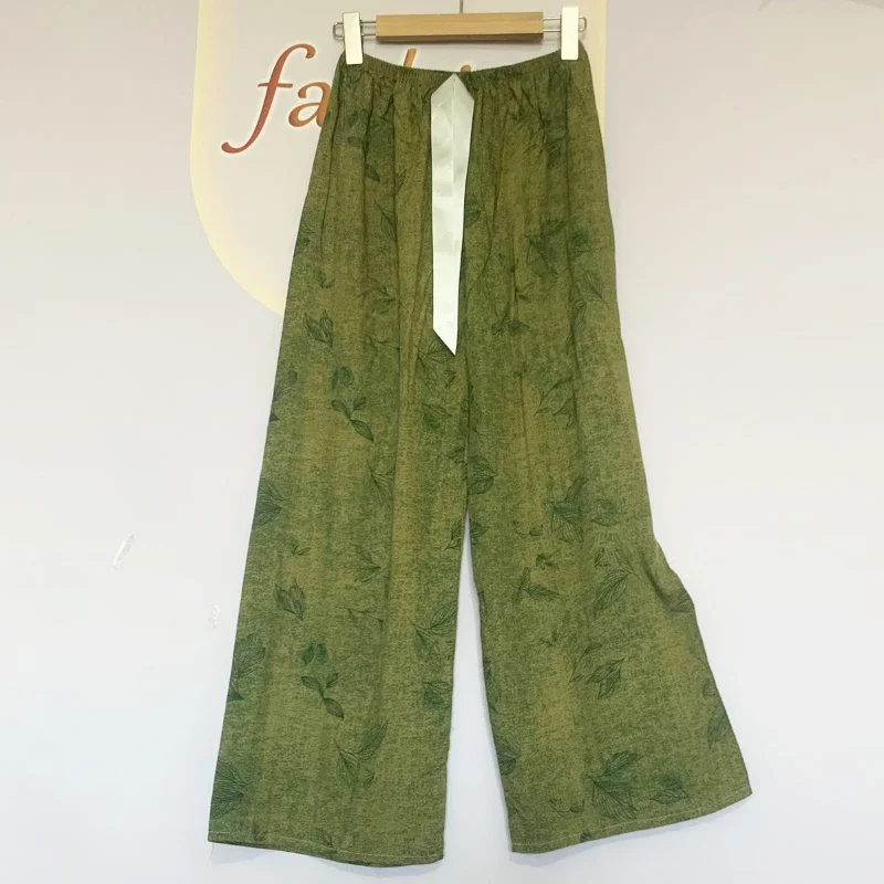 Pantalon de pyjama respirant pour femme, vêtements d'été fins, maison confortable, simple, cool, maigre, doux, décontracté, tempérament, haute qualité