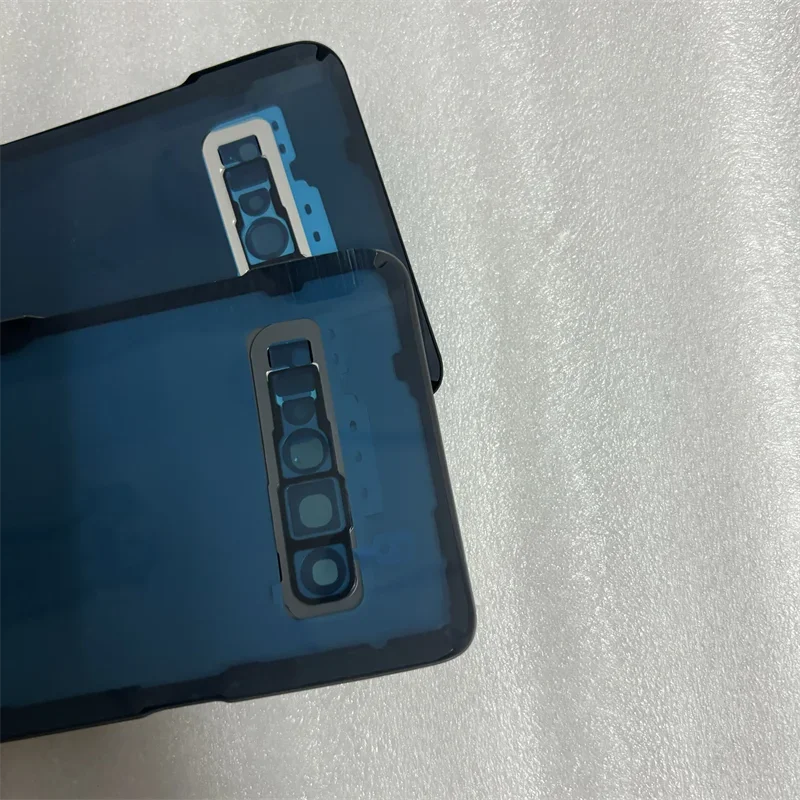 1szt do Samsung Galaxy S10 5G SM-G977B g977f tylna pokrywa baterii tylne drzwi 3D szklany panel obudowa obudowa obiektyw aparatu wymień