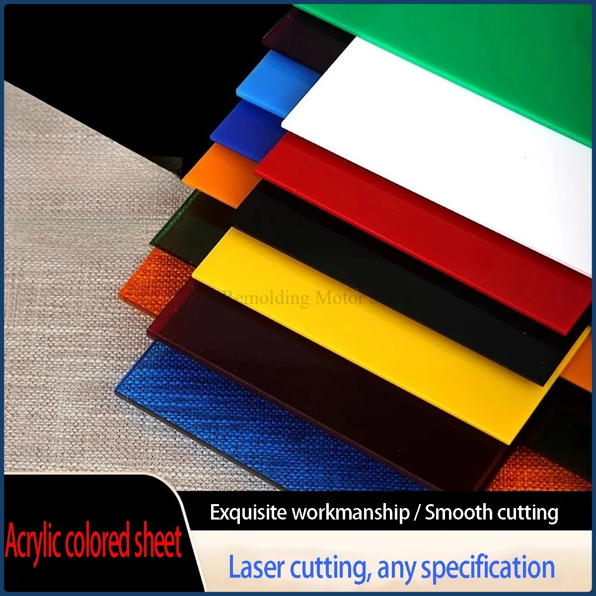 Thick 2-5mm Acrylic Board Color Opaque Blanks Plate Organic Glass Decorative Board