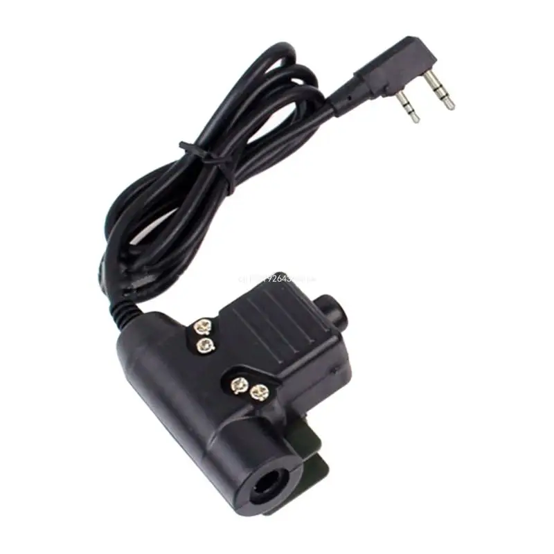 

2 Pin Connectors Adapters for U94 PTT Headsets with Push to Talk Button Dropship