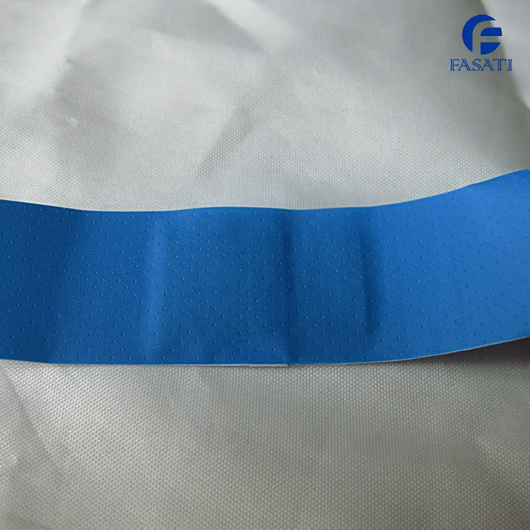 10pcs 72*19mm blue strip first food finger waterproof band aid metal detectable plaster food bandaid wound paste BRC examination