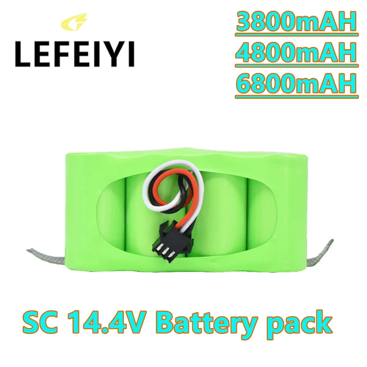 14.4V Ni-Mh SC Rechargeable Battery 3.8/4.8/6.8Ah for KV8 XR210 XR510 XR210A XR210B XR510B XR510C Vacuum Cleaner Sweepin