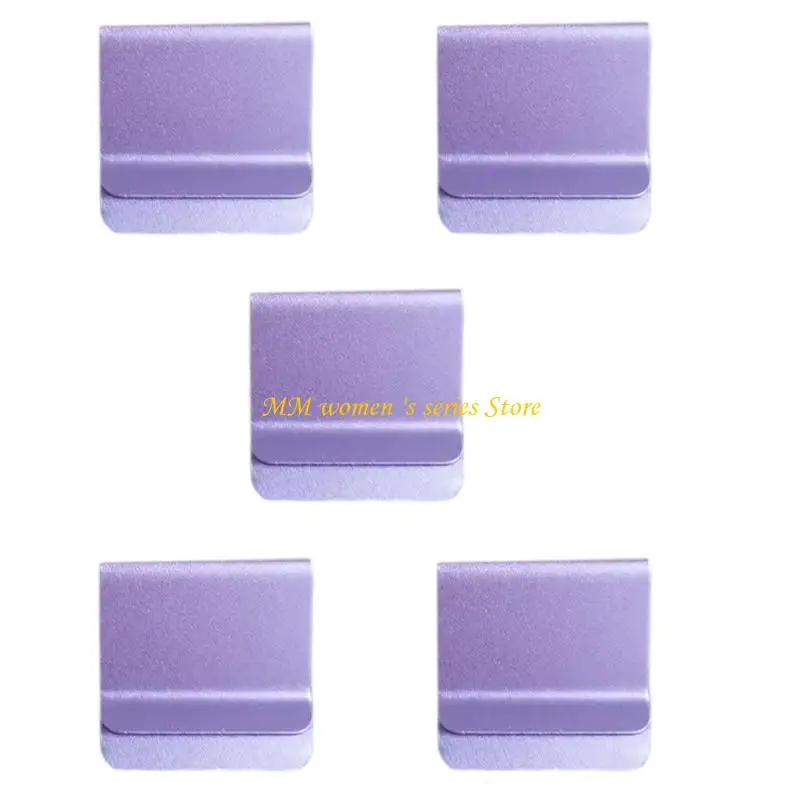 Q39C Pack of 5 Piece Rustproof Magnesium Alloyed Hat Clamp Cap Clip For Golf Fishing And Camping Activity