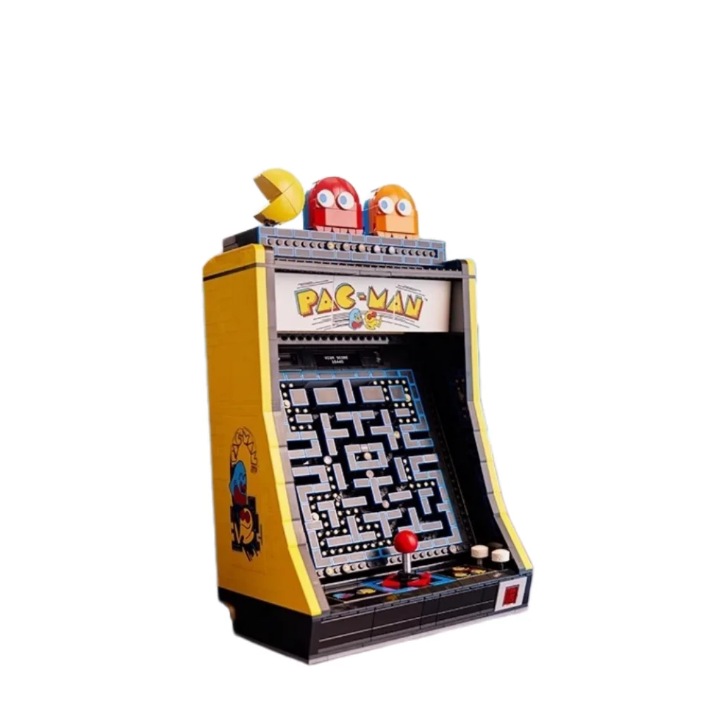 Pac-Man Arcade-Modellbausteine, Retro-Videospiel-Bausatz, Heimspielzeug, perfektes Geschenk.