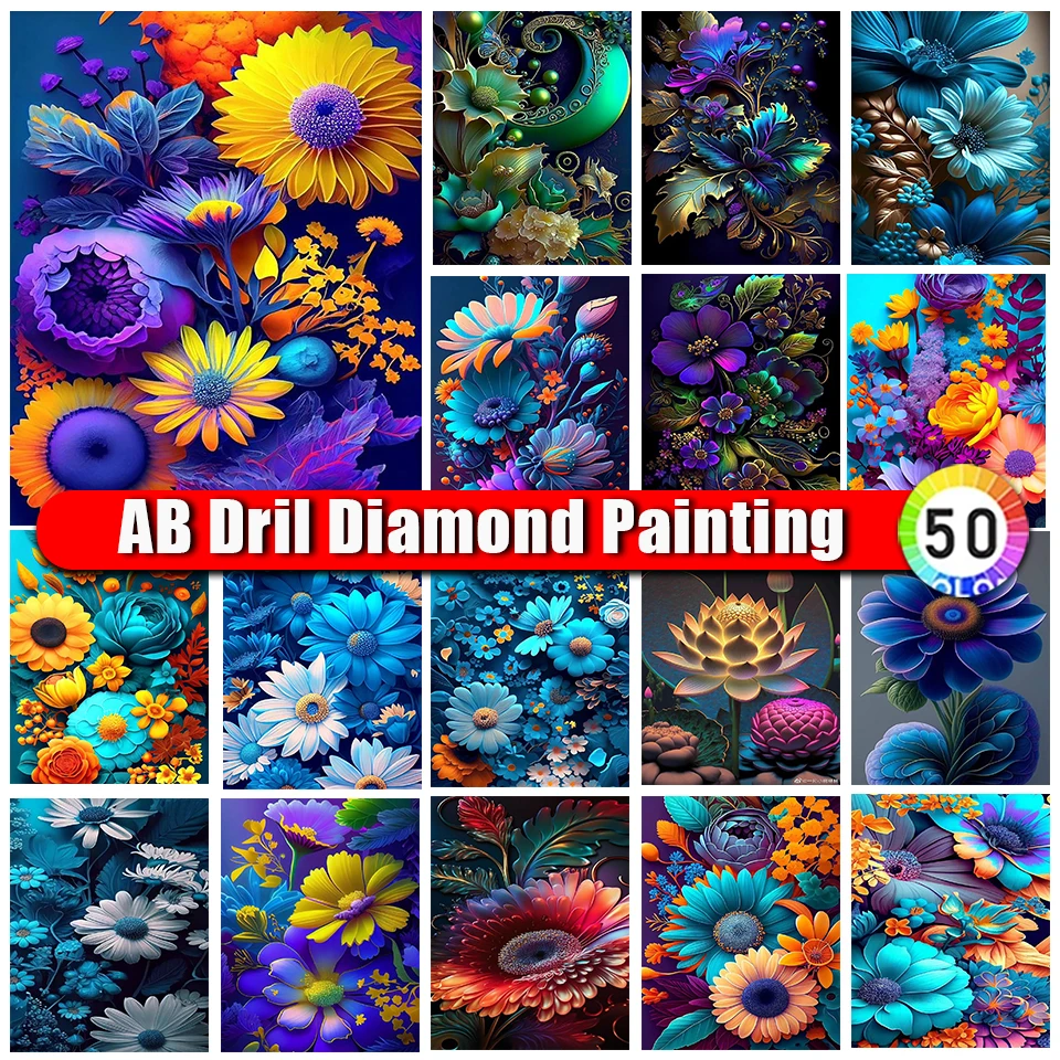 

Zipper Bag 5D DIY AB Diamond Painting Chrysanthemum Cross Stitch Kit Mosaic Diamond Embroidery Flower Full Drill Home Decoration