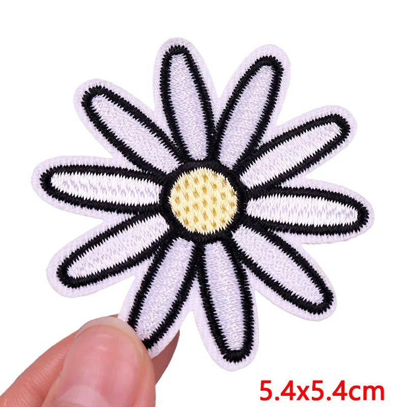 Biene/Blume Patch Cartoon Tier Stickerei Patch Eisen auf Patches für Kleidung gestickte Patches auf Kleidung DIY Näh aufkleber – Detail 10
