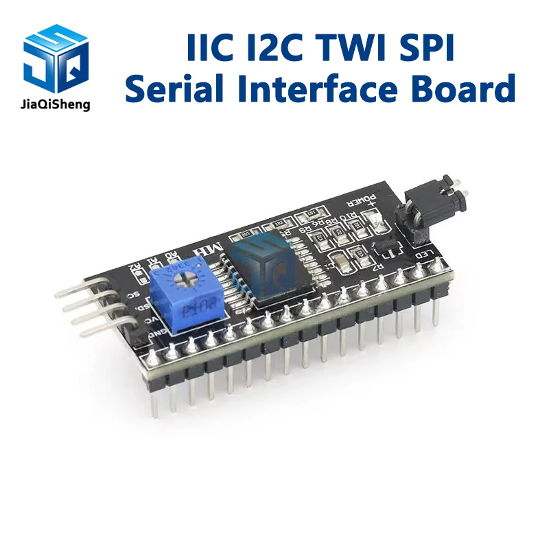 IIC I2C TWI SPI Serial Interface Board Port 1602 2004 LCD LCD1602 Adapter Plate LCD Adapter Converter Module PCF8574