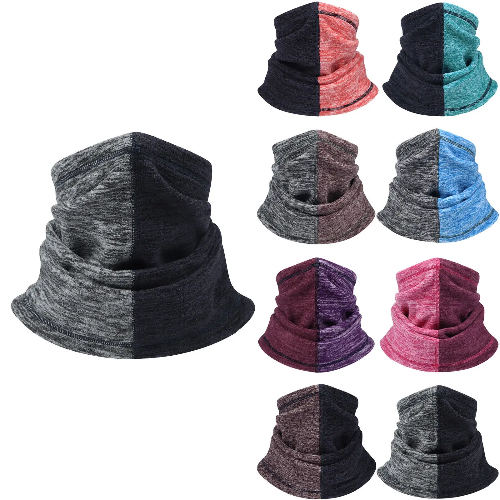 

Winter Neck Gaiter Warmer for Men Women Windproof Face Cover Fleece Face Mask Scarf for Cold Weather Sports