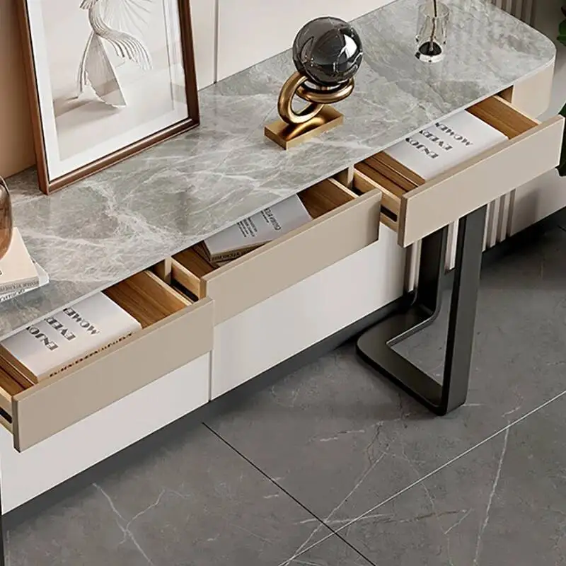 

Storage Nordic Corner Table Hallway Senior Unique Decor Console Tables Modern Simple Muebles De Sala Living Room Furniture