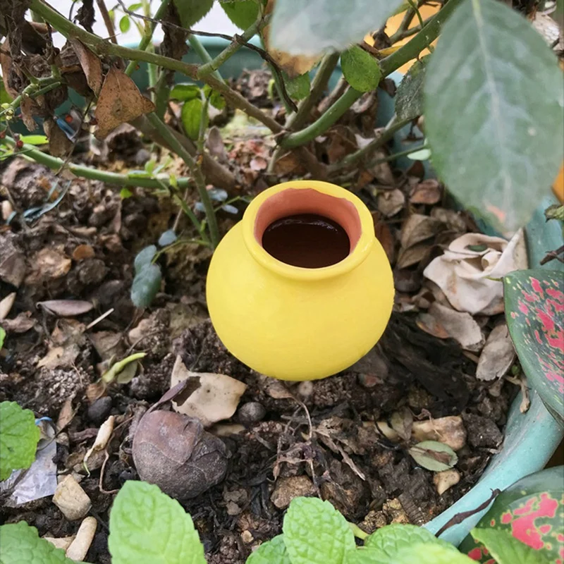 Устройство для автоматического полива растений, комплект из 4 автоматических капельниц из керамики для дома, балкона и сада, несколько цветов