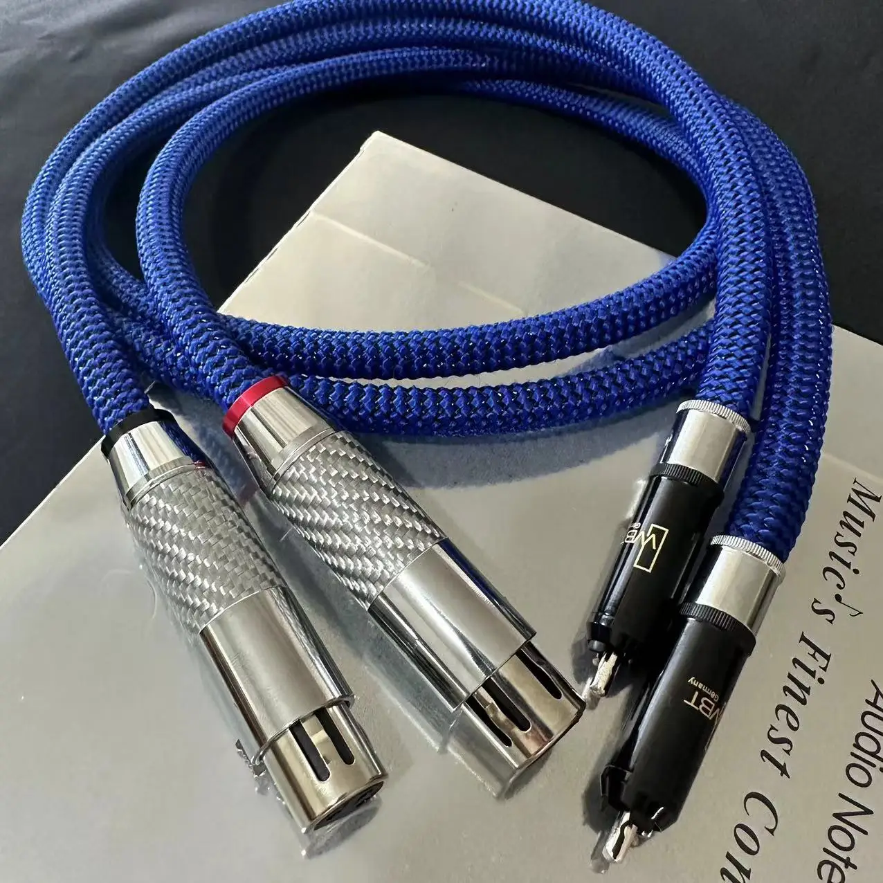 FURUTECH DAS-4.1 Top-of-the-line 2RCA to 2XLR Aduio Cable Alpha OCC conductor HiFi weapon RCA   Audiophile RCA to XLR Reference