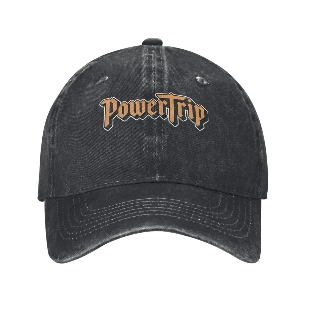 

Power Trip 2023, Rock Logo Lineup demin Cap Breathable Design Mens Hats Cap Man Summer