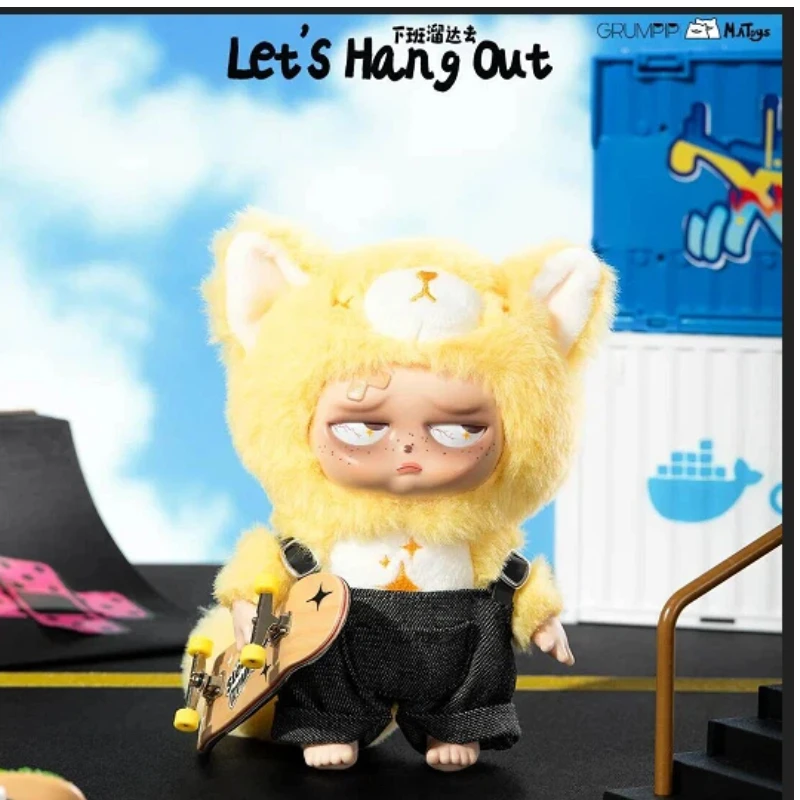 

In Stock Original Grumpipi Let'S Hang Out Series Hanging Card Figure Cute Action Doll Pendant Room Decoration Toy Gift