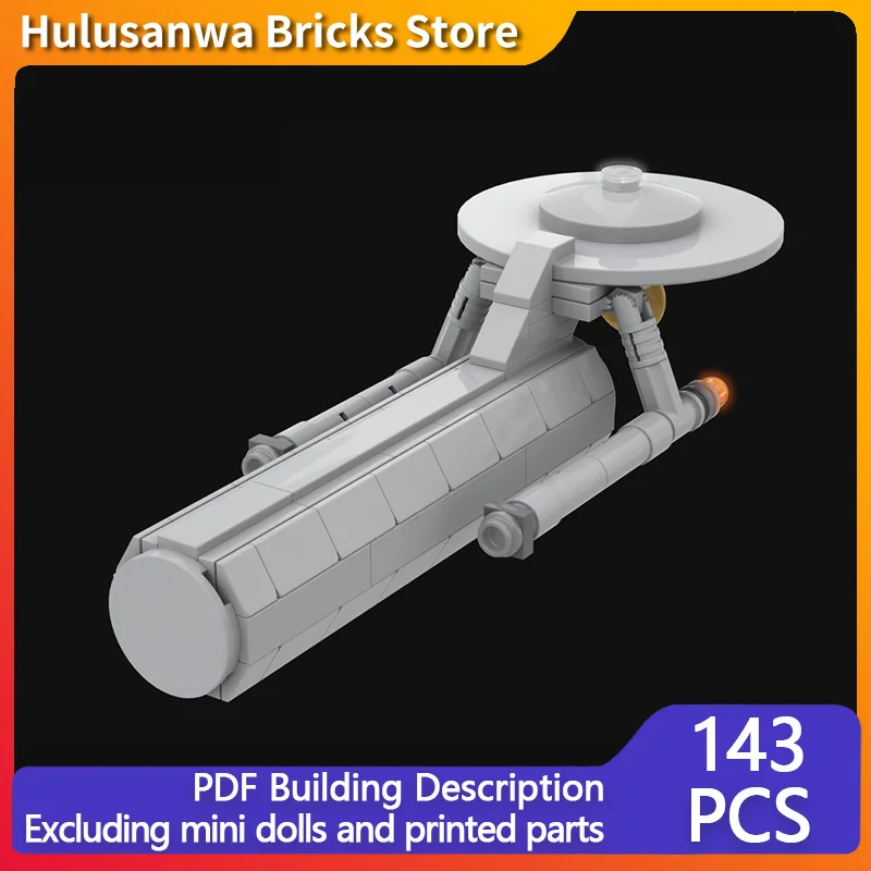 Model Film Populer MOC Building Bricks Transport Spaceship Modular Technology Gifts Holiday Assemble Children Toys Suit