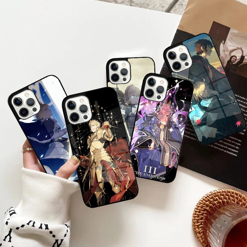 Fate Grand Order Phone Case Magnetic for iPhone 15 16 14 13 Pro Max 11 12 Mini Magsafe Wireless Charging Cover