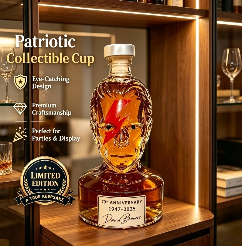Exquisitely shaped glass decanter works as both liquor storage and eye-catching,ideal for home bar,study and showcase decoration