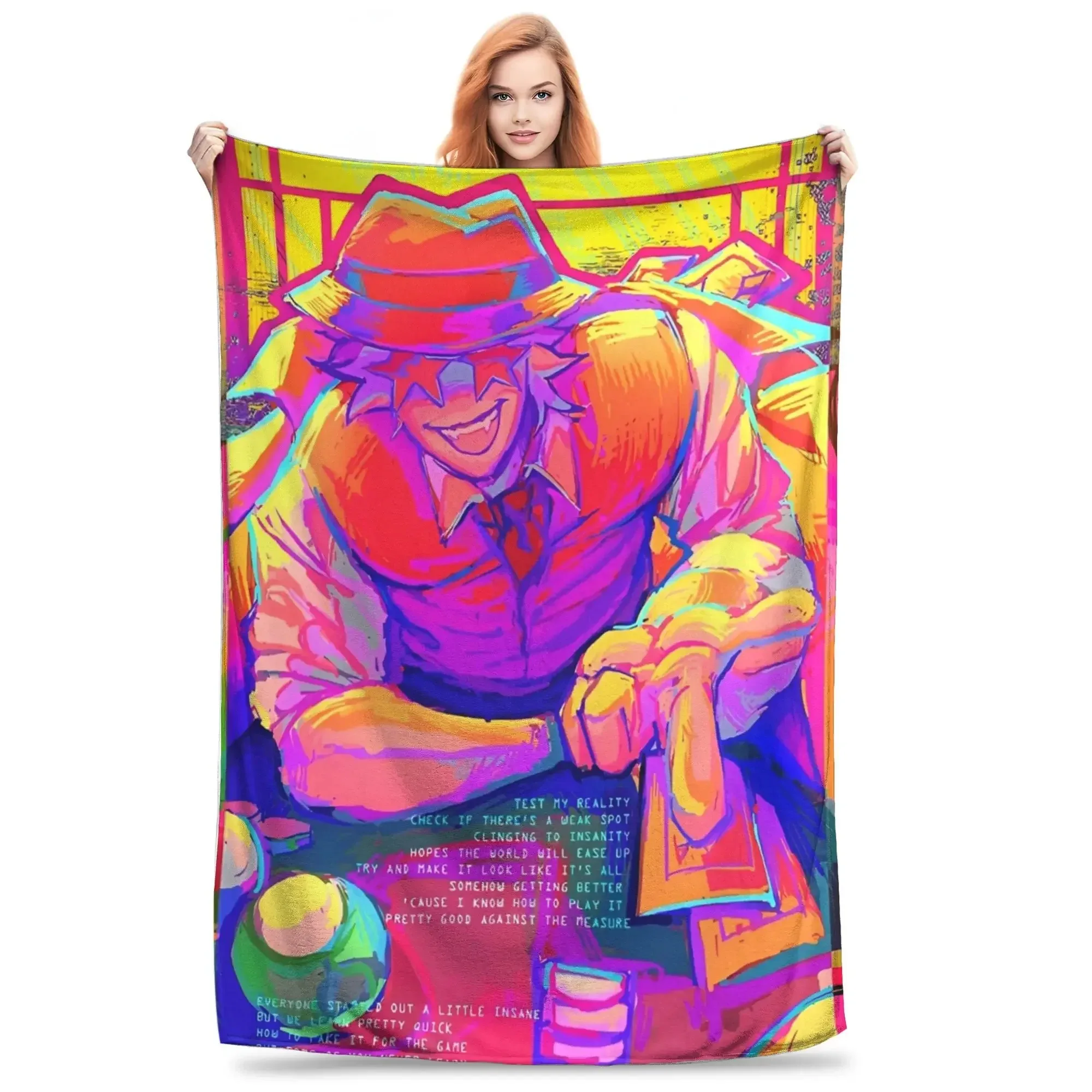 

Super Soft Plush Throw Blankets for Kids Flannel Bedding Outdoor Use High Quality Design Pizza Elliot Chance Forsaken Bedsprea