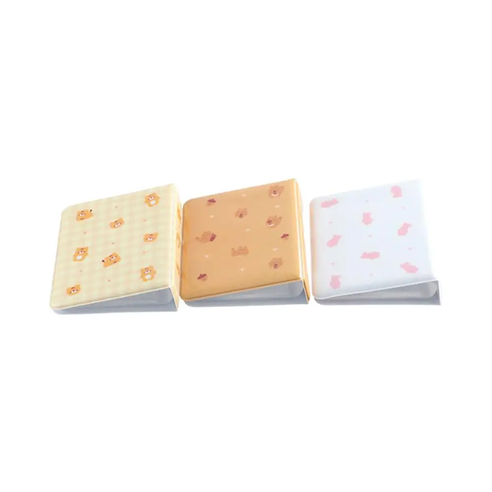 لطيف الكرتون الدب ألبوم صور البلاستيك مقاوم للماء جوفاء صورة حقيبة للتخزين Ins المضادة للخدش الحب القلب ألبوم صور صورة صغيرة