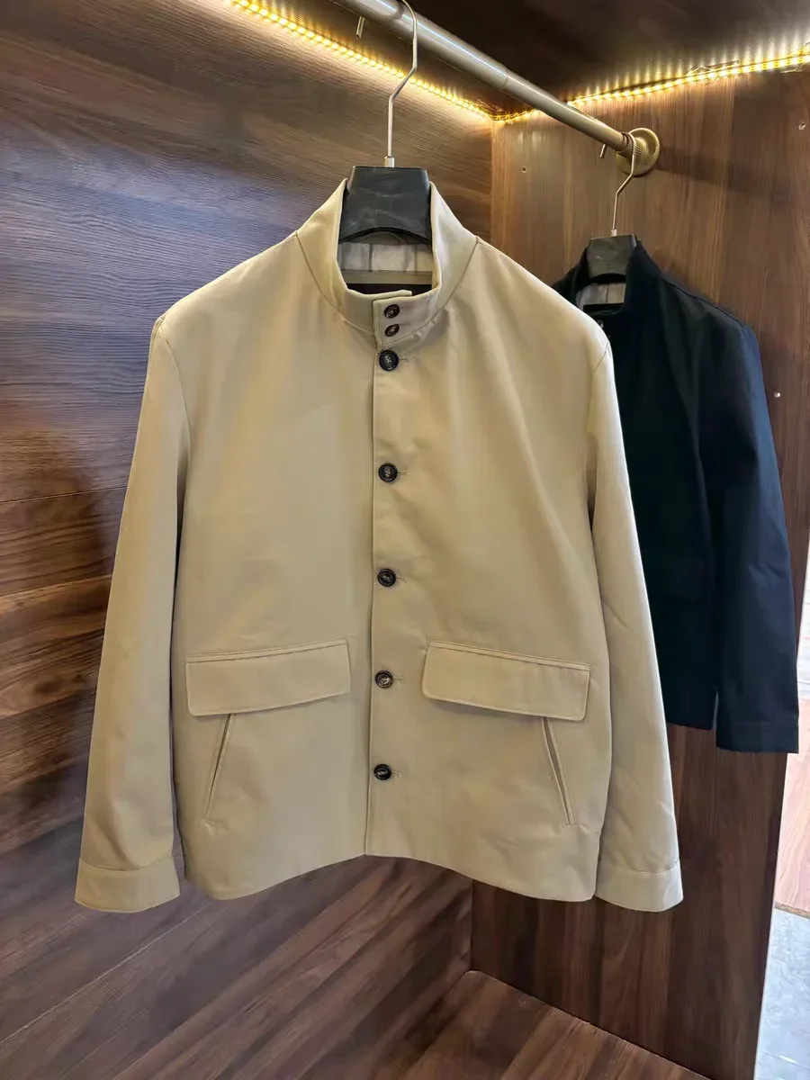

LP 25aw Итальянская деловая повседневная куртка с воротником-стойкой