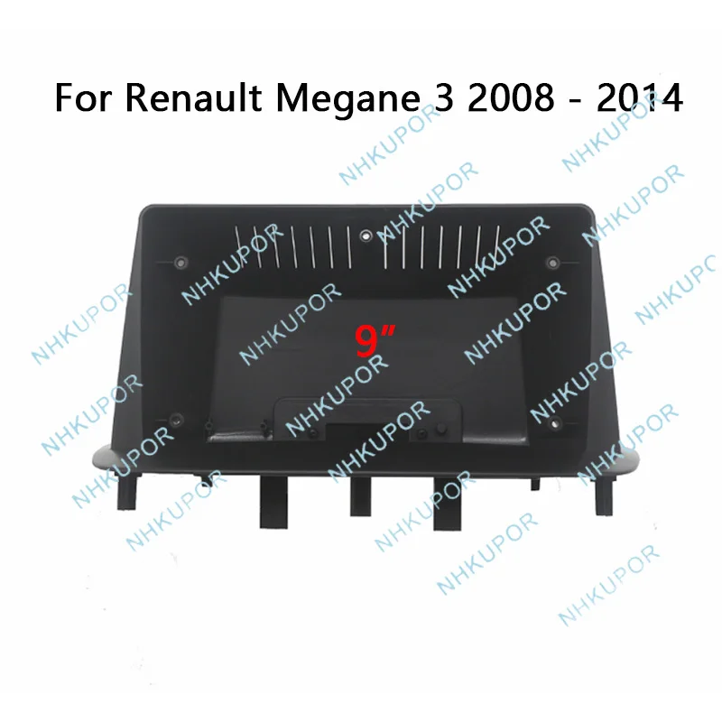 

Комплект рамки автомобильного радиоприемника для RENAULT Megane 3 2008-2015 Fluence 2009+, автоматическая стереосистема, установка приборной панели, держатель центральной консоли