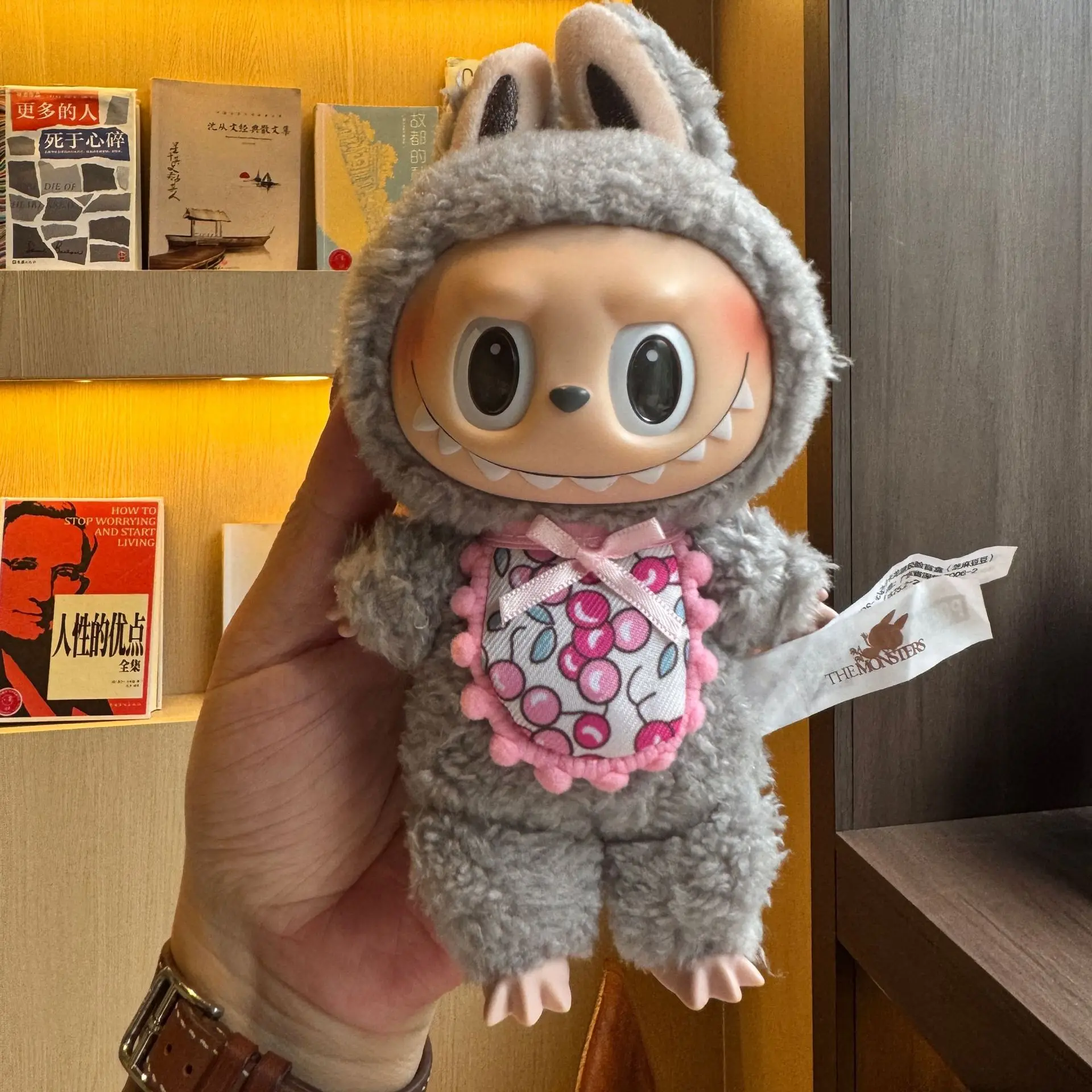 

Clothes For Labubu Cute Frilled Bib Bag Clothing Accessories Suitable For 15 Cm 17 Cm 1st To 3rd Generation Change Clothes