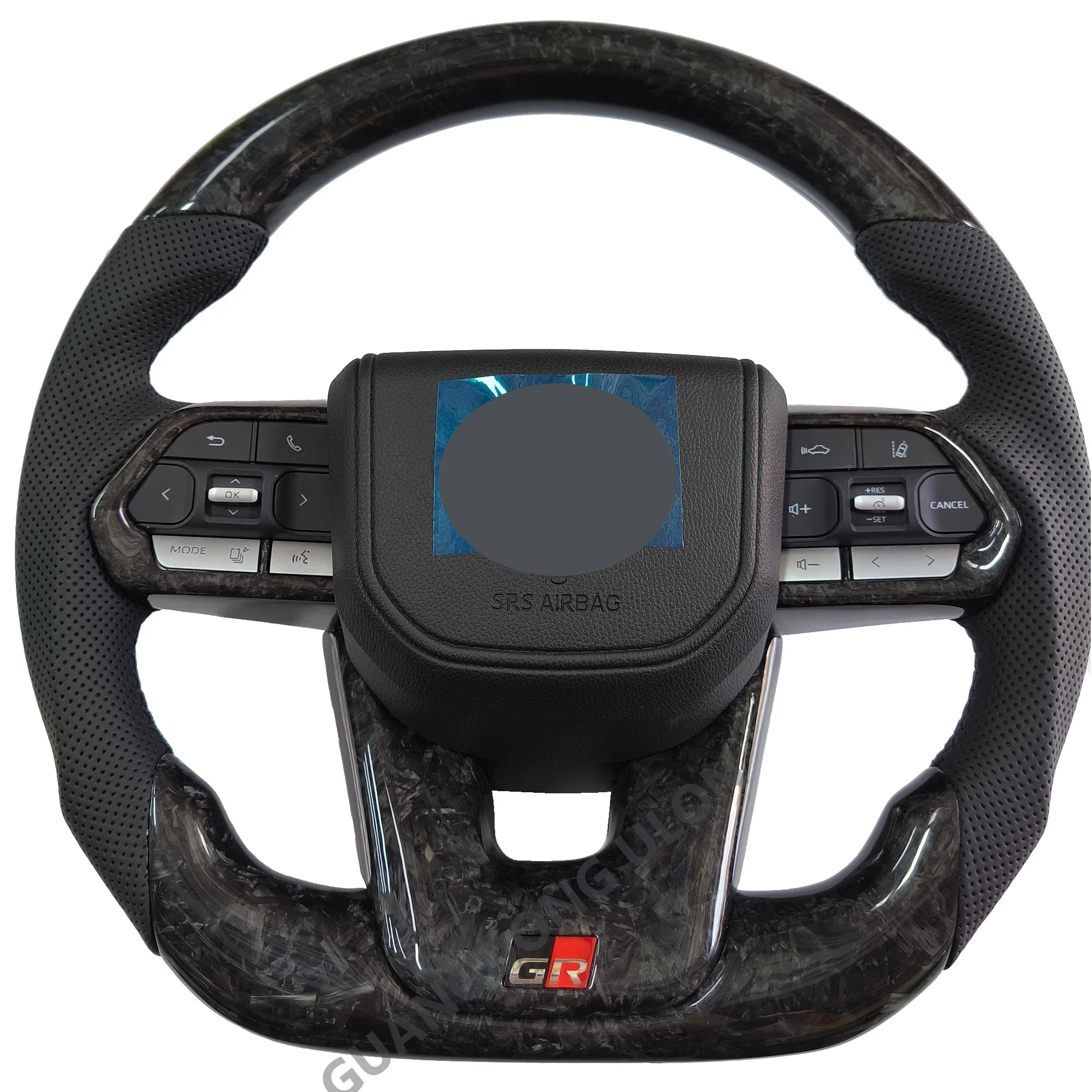 True Carbon Fiber Steering Wheel For Toyota Hilux Vigo Revo Land Cruiser Prado F70 LC150 LC200 Series Steering Wheel Assembly