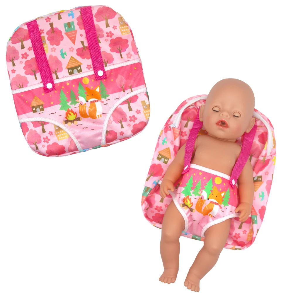 Dolls Out Going Backpack  for 43cm Baby New Born Doll 18 Inch Doll Backpack Bag