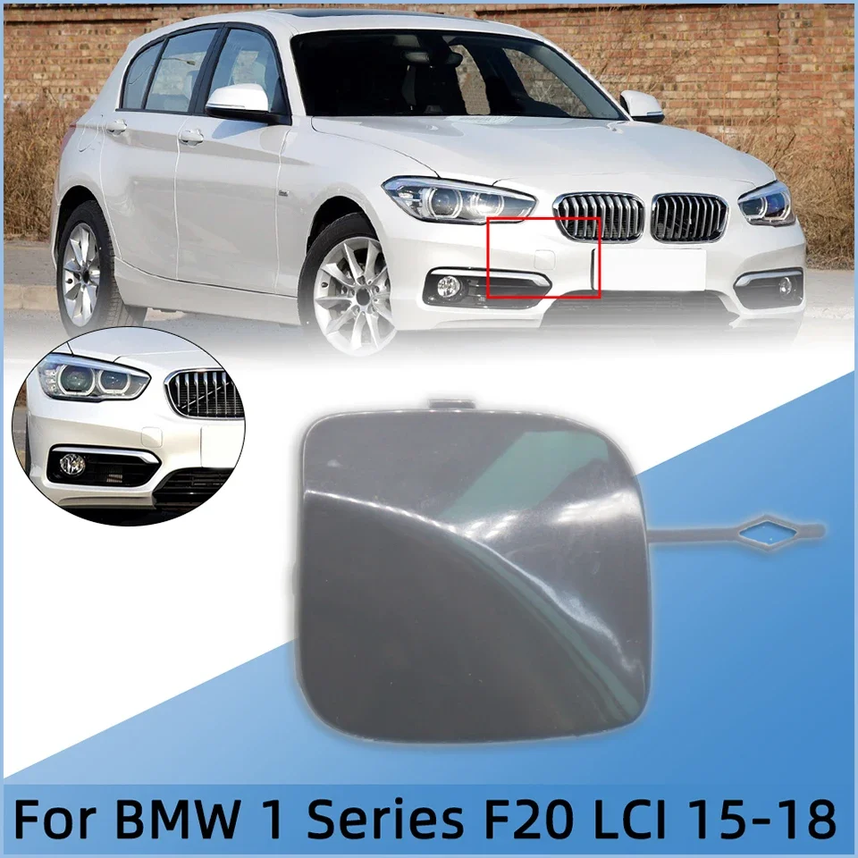 

Car Front Bumper Tow Hook Cover For BMW 1 Series F20 F21 LCI 2015 2016 2017 2018 114d 116i 118d 120i 125d Hatchback 51117387170