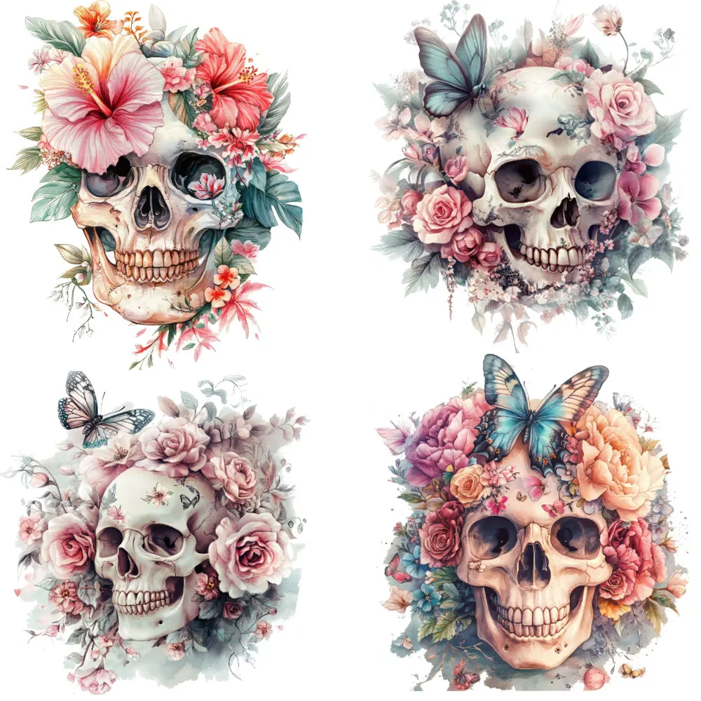 Punk Skull Applique…