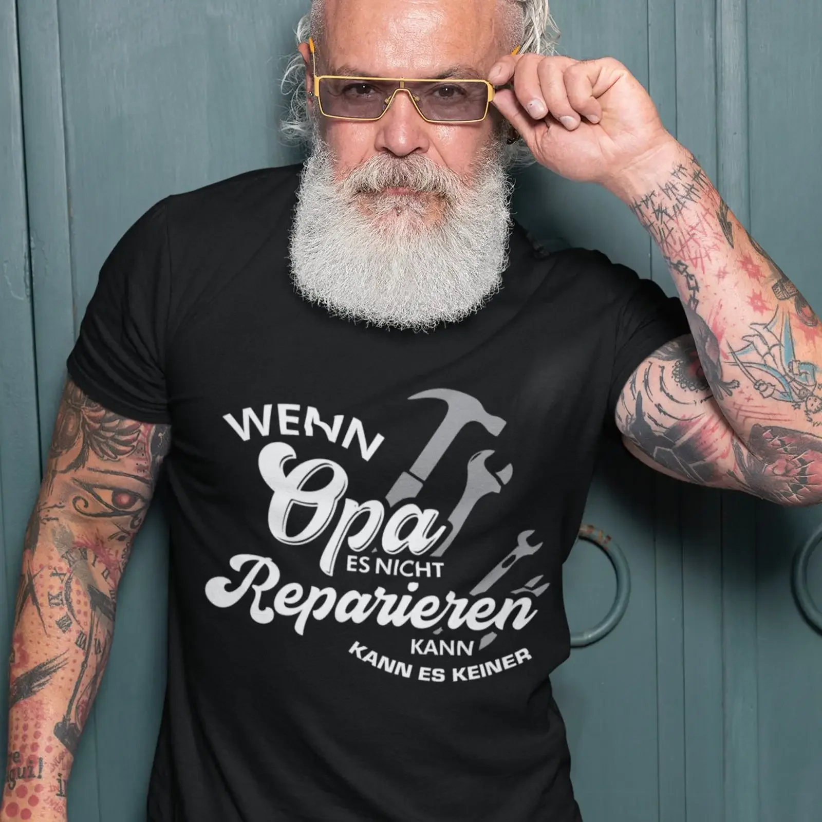 If Grandpa can't fix it T shirt gift for grandfather expectant vintage Washed Stylish Top For Everyday Wear Versatile