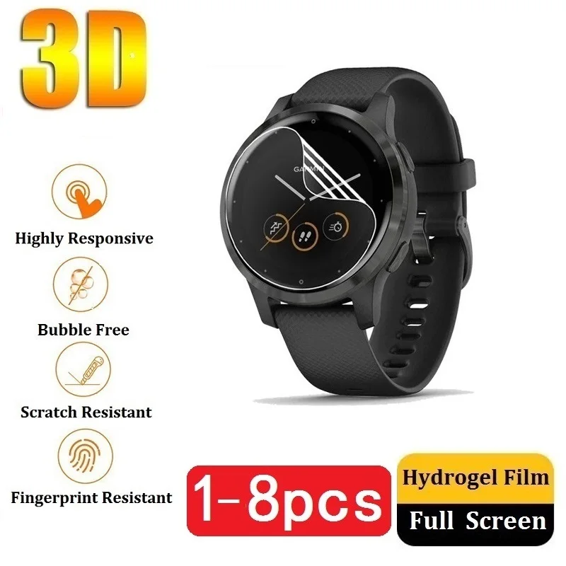 

Protector Film for Garmin Vivoactive 5 4s 4 3 Screen Protector for Garmin Venu SQ 2 SQ2 Venu 2 Plus 2s 3 3s Film Foil Not Glass