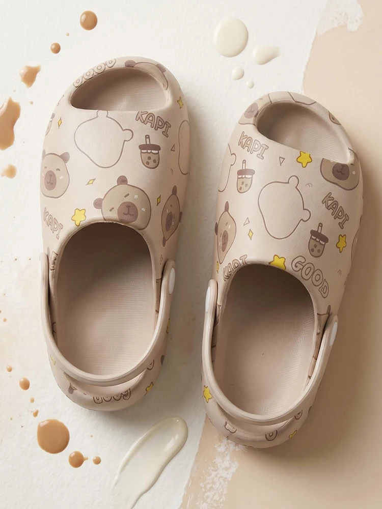 Summer Children Garden Slippers Shoes Boys&Girls Beach Sandal Kids Cute Lightweight Breathable Cartoon Slip Baby Slippers
