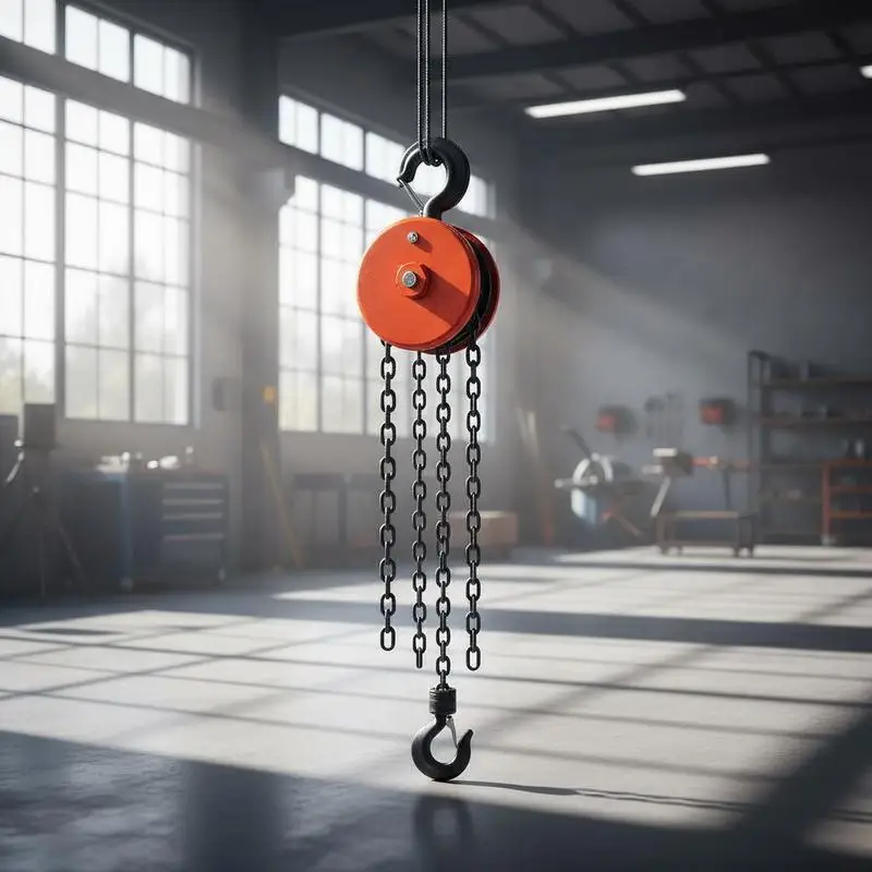 

Hand Chain Hoist, 1 Ton 2200 lbs Capacity, Manual Chain Block with Upgrade G70 Galvanized Chain, 20 ft Lifting Height, Heavy Duty Pulley Hoist for Garage Warehouse Automotive Machinery, Red
