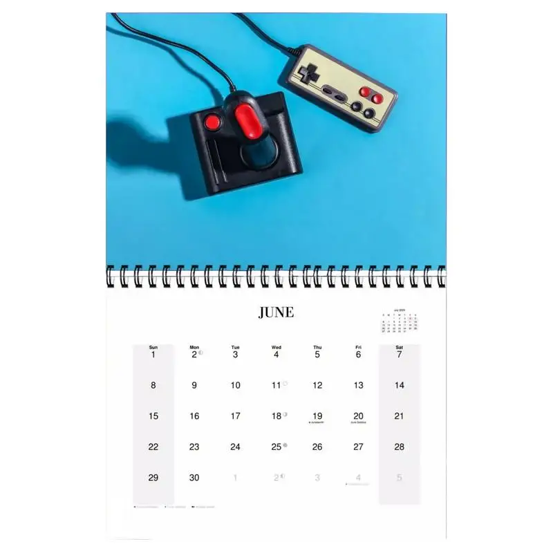 

2025 Calendar For Wall Retro Game Pictures Wall Calendars Annual Yearly Planner Wall Planner 12 Months For Home & Living Room