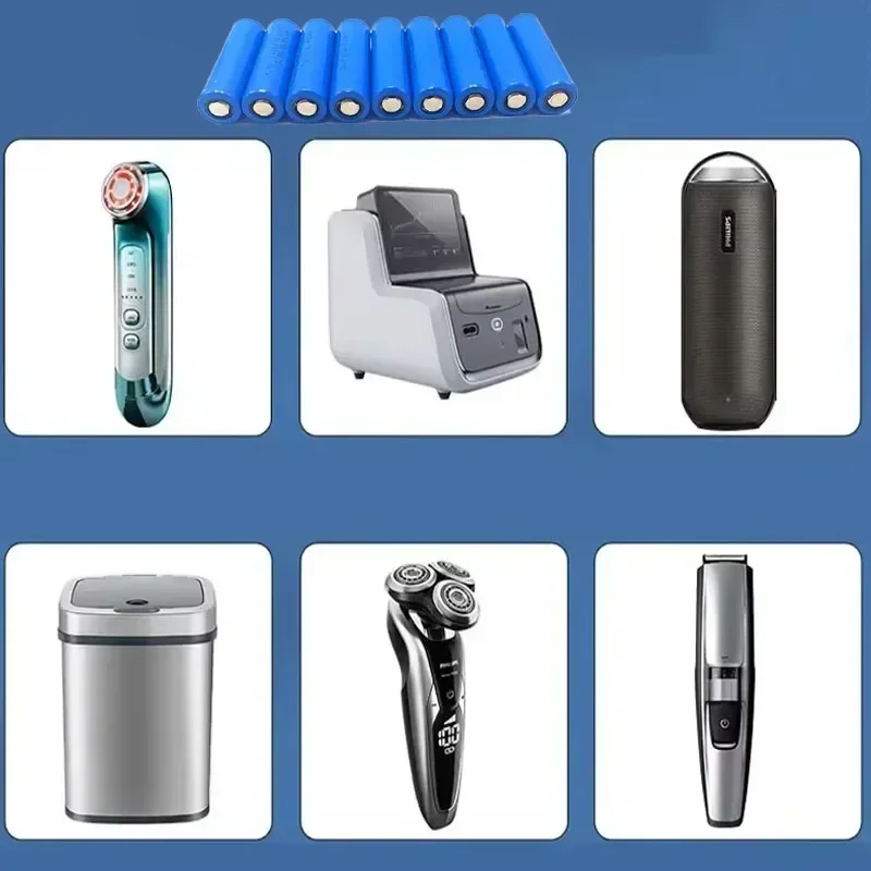 14500 3.7V 800mAh Rechargeable Lithium Battery AA Suitable for Remote Control Mouse Clock Flashlight Shaver DVD MP3 Toys