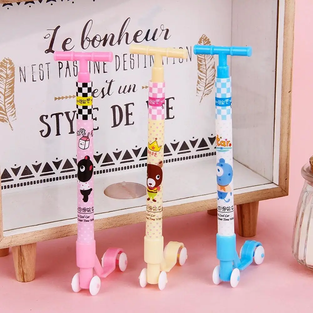 

Cute Scooter Ballpoint Pen Kawaii Creative Design with Smooth Writing Office & School Stationery Supplies for Students