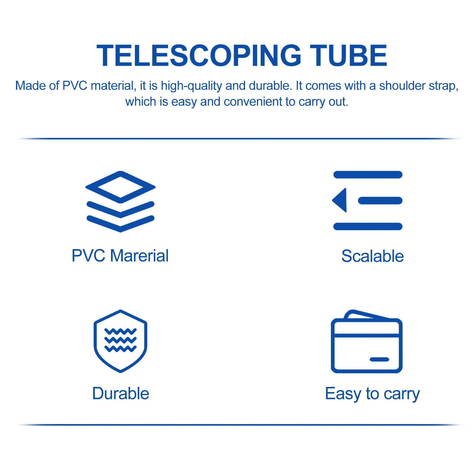 1 قطعة أنبوب الرسم البياني الدوار حامل التمرير البلاستيكي القابل للتوسيع للرسومات الملصقات سعة كبيرة منظم فني محمول قوي #2