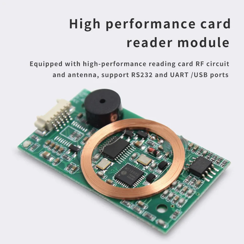 Dual Frequency RFID Reader Module EM4100 Support Mifare Card 125KHz & 13.56MHz NFC Reader Module With WG26/34 Output