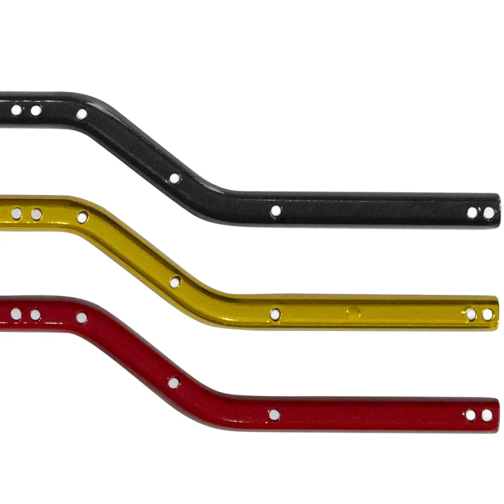 Chassis de metal para RC Crawler Car, trilho Viga Lado, Ford Bronco Atualizações Peças, SCX24 90081 C10 AXI00002 AXI00006, 1:24