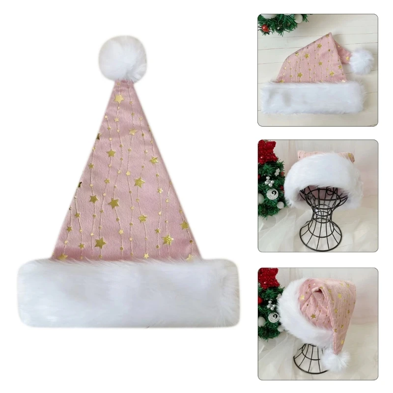 Christmas Headwear with Golden Perfect for the Holidays Colorful Outfits Dropshipping