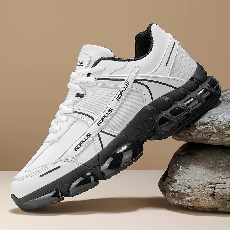 

Men's Running Sports Shoes Shock-Absorbing Rebound Breathable Lightweight Outdoor Sneakers Men Luxury Walking Tenis Male Shoe