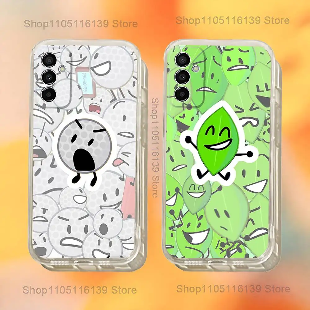 

Bfdi Battle For D-Dream Island Phone Case For Samsung S24,30,21,22,23,20 FE,lite,PIus,Ultra,5G,Note,9,10 Transparent Cover